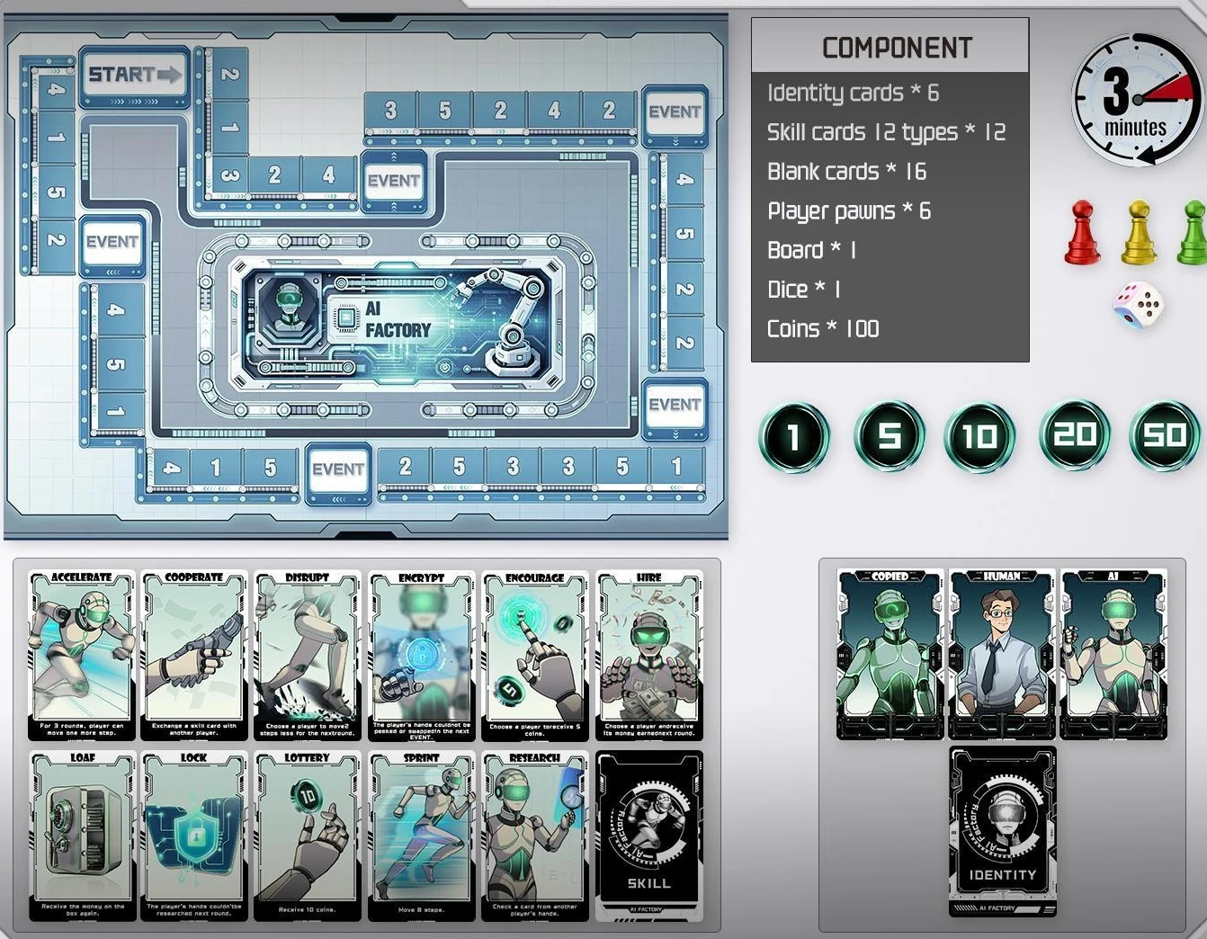 Component overview from the portfolio deck.